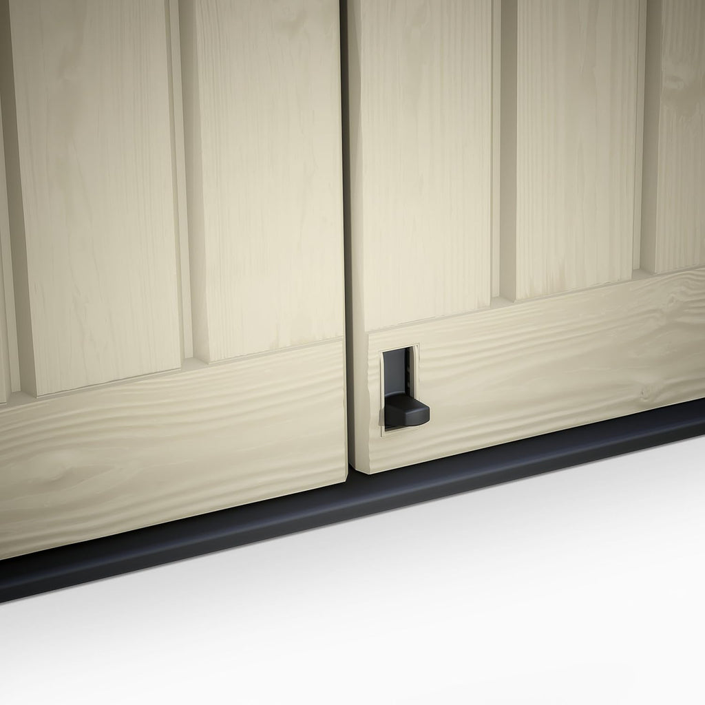 Keter Store It Arc Outdoor Garden Shed, 1200 Litres, Taupe/Beige